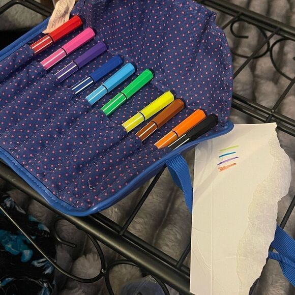 Vintage og juicy couture pencil/marker case bag holder rollup - Picture 5 of 8